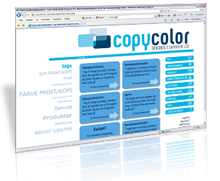 Copy Color | Kunden fik: Webdesign, XHTML og CSS design. Copy Color | Kunden fik: Webdesign, XHTML og CSS design.