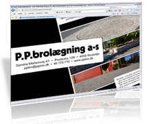 P.P. Brolægning a-s | Kunden fik: Grafisk design