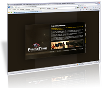 PrimeTime | Kunden fik: Flash hjemmeside, Søgemaskinevenlig CMS løsning, Webdesign, Brochure design, Visitkort, Brevpapir, Email brevpapir, Søgemaskineoptimering, SEO, SEM, Hosting. PrimeTime | Kunden fik: Flash hjemmeside, Søgemaskinevenlig CMS løsning, Webdesign, Brochure design, Visitkort, Brevpapir, Email brevpapir, Søgemaskineoptimering, SEO, SEM, Hosting.